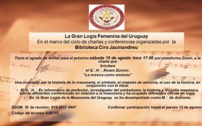 Invitación Conferencia sobre La música como símbolo