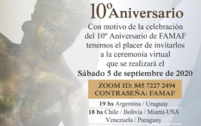 10º Aniversario de la Federación Americana de Masonería Femenina