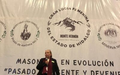 Presidenta de Famaf, participa en México en un Congreso Masónico Femenino.